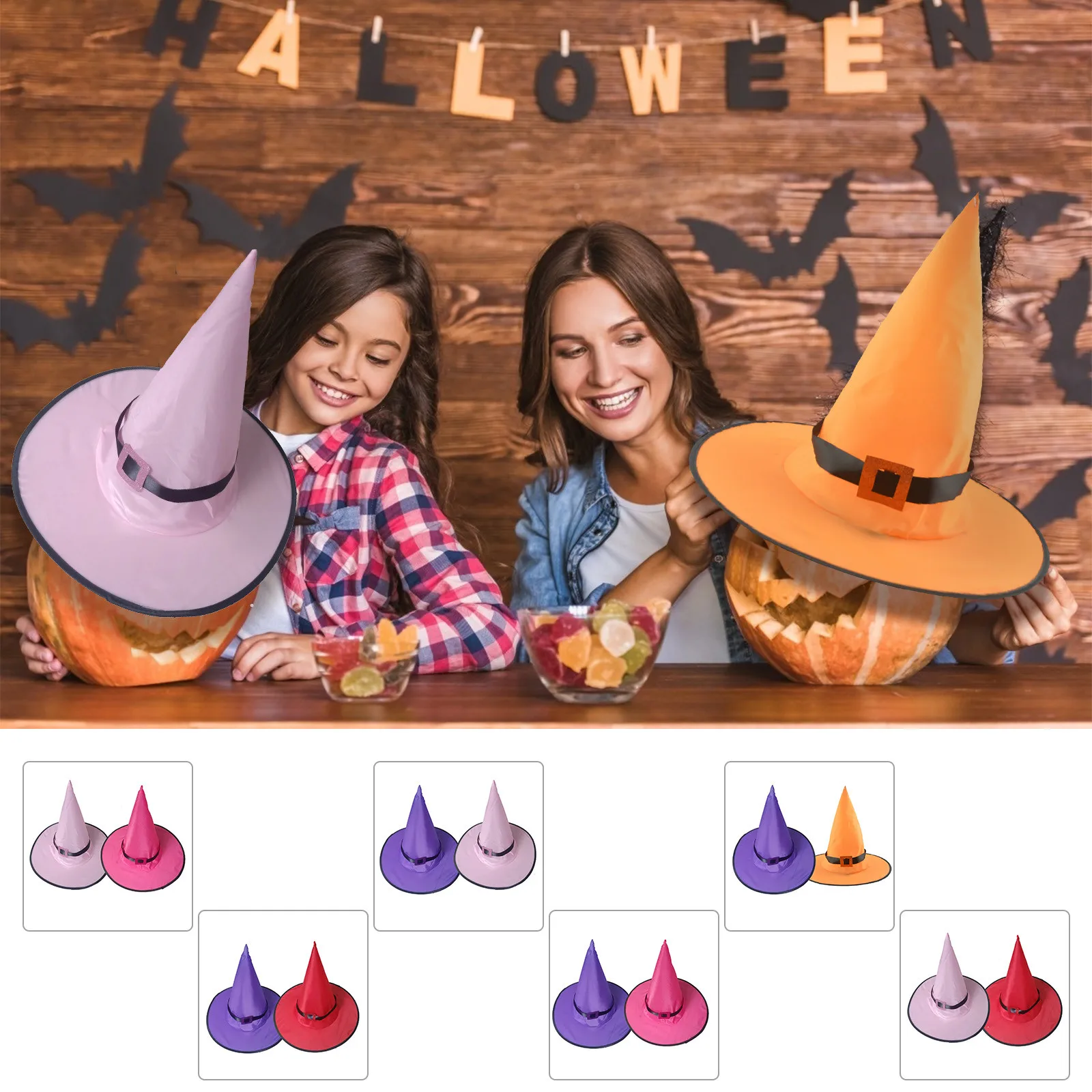 Party Supplies Witch Hats Halloween Hat Children Adult Party Dance Party Dress Up Witch Hat Party Decoration 
Party Supplies Witch Hats Halloween Hat Children Adult Party Dance Party Dress Up Witch Hat Party Decoration