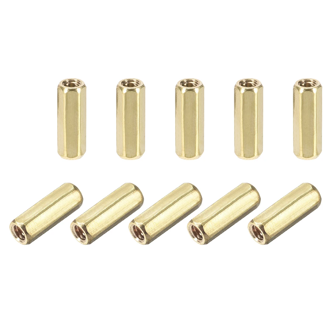 uxcell 10Pcs M5x20 mm Female to Female Hex Brass Spacer Standoff for the Industries of Communication Office Equipment etc 
uxcell 10Pcs M5x20 mm Female to Female Hex Brass Spacer Standoff for the Industries of Communication Office Equipment etc