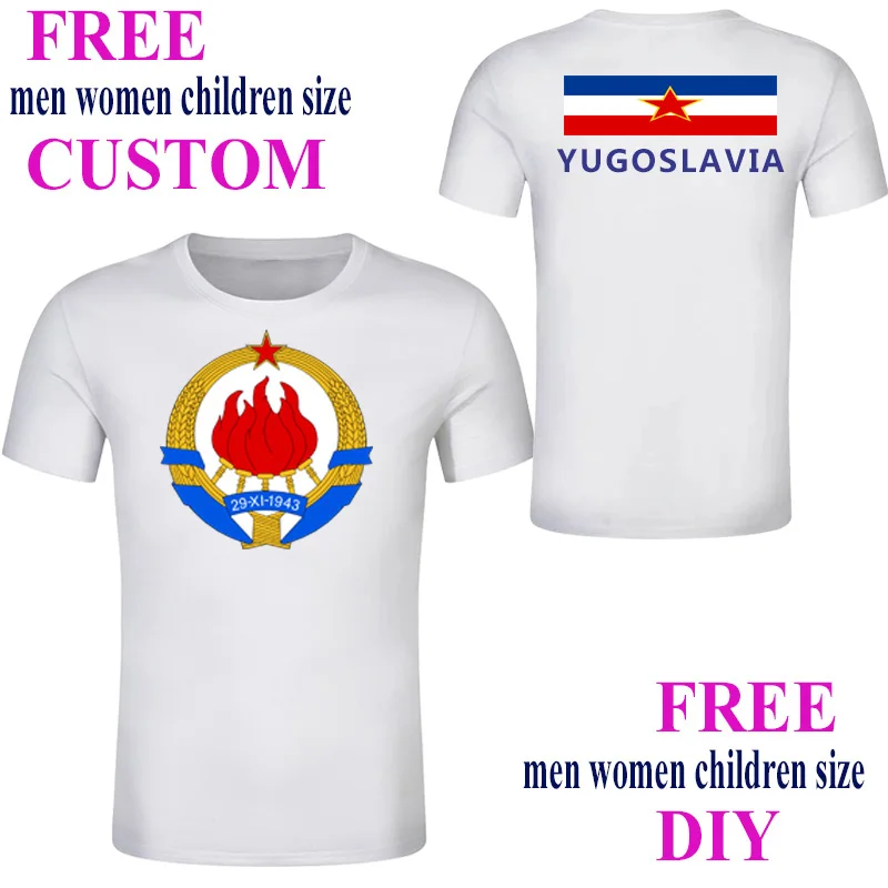 YUGOSLAVIA Male T shirt red flame T-shirt Black Tee Print flag Clothing Summer casual Streetwear
YUGOSLAVIA Male T shirt red flame T-shirt Black Tee Print flag Clothing Summer casual Streetwear