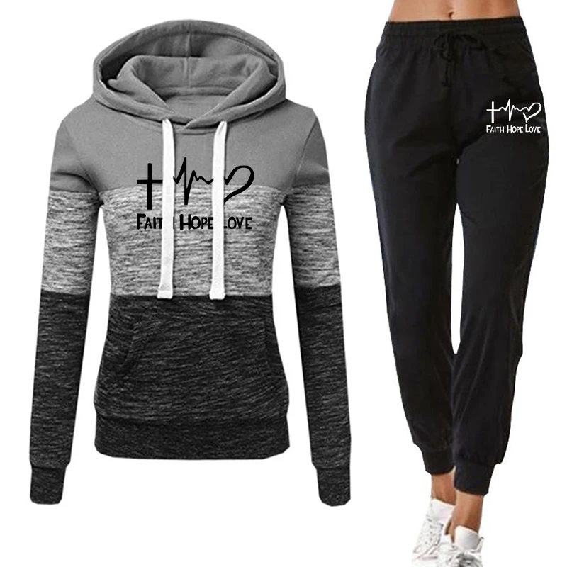 Women's 2PCs Heartbeat Warm Tracksuit Casual Two Piece Jogging Sweatshirt + Pants Female Autumn Winter Suit
Women's 2PCs Heartbeat Warm Tracksuit Casual Two Piece Jogging Sweatshirt + Pants Female Autumn Winter Suit