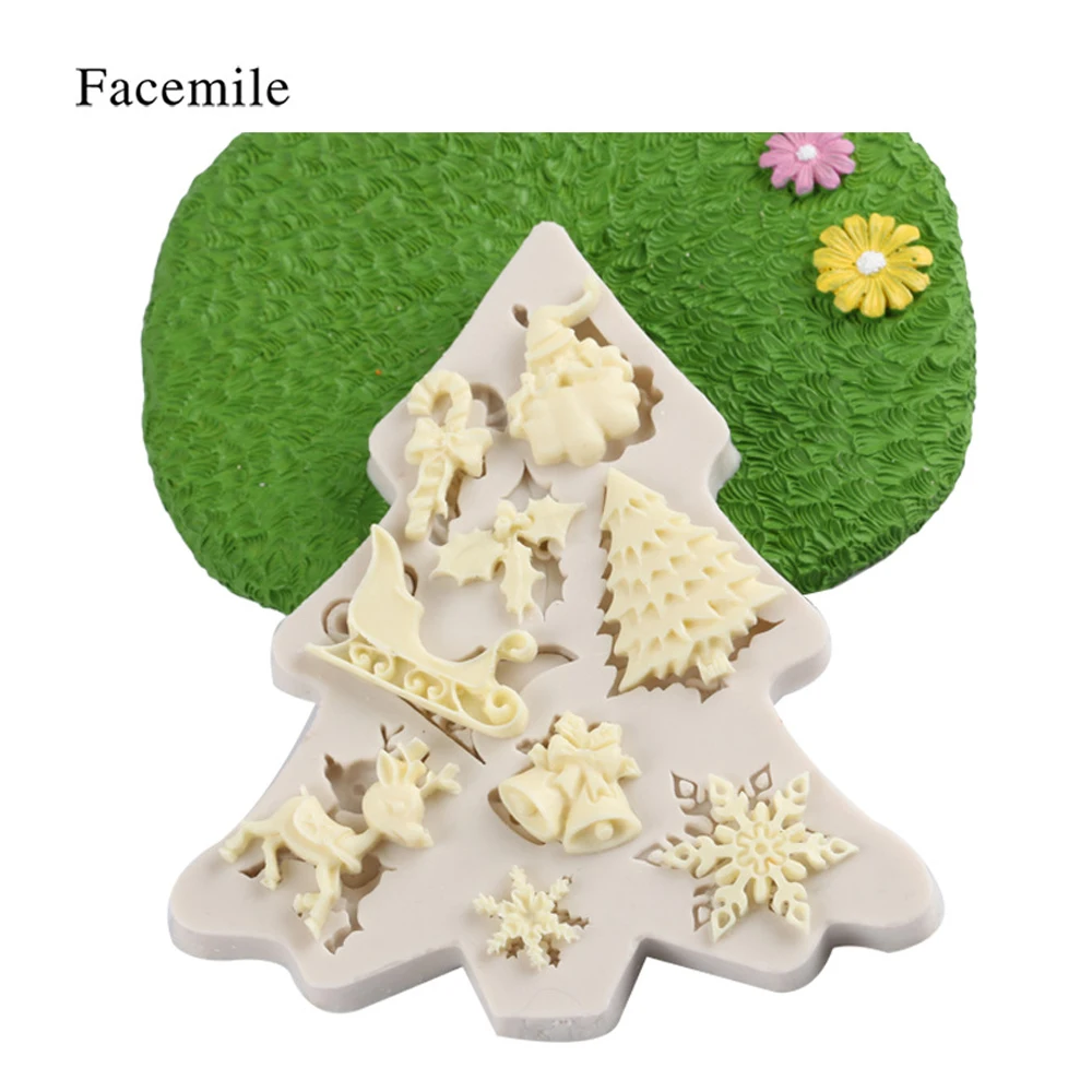 3D Christmas Decorations Resin Molds Silicone Fondant Molds Christmas Baking Accessories Cake Decorating Tools Mold for Baking
3D Christmas Decorations Resin Molds Silicone Fondant Molds Christmas Baking Accessories Cake Decorating Tools Mold for Baking