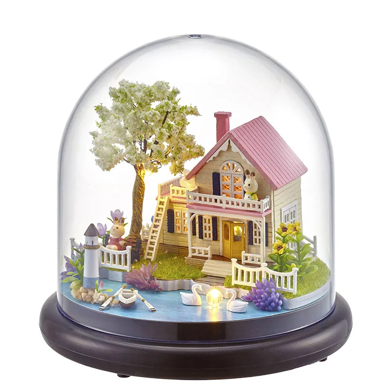 Doll House Miniature DIY Dollhouse With Furnitures Wooden House Toys For Children Birthday Gift B21
Doll House Miniature DIY Dollhouse With Furnitures Wooden House Toys For Children Birthday Gift B21