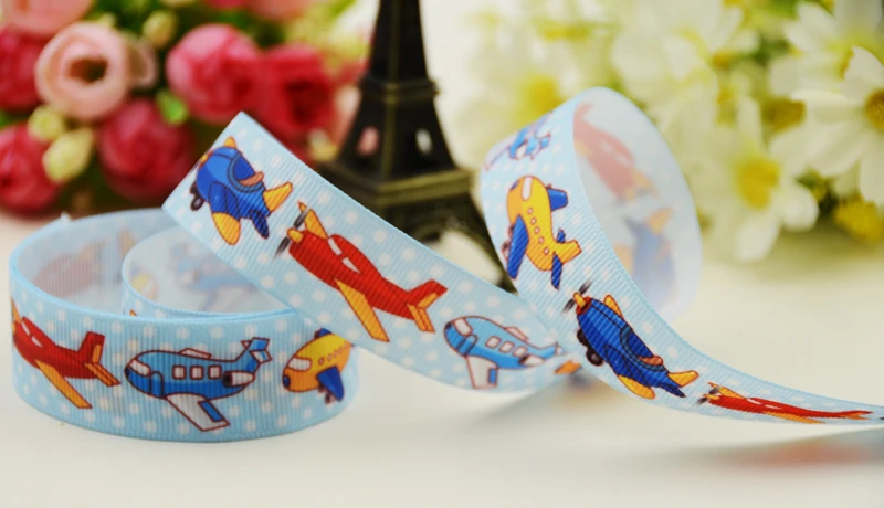 22mm 25mm 38mm 75mm Airplane Cartoon printed Grosgrain Ribbon party decoration 10 Yards X-02996
22mm 25mm 38mm 75mm Airplane Cartoon printed Grosgrain Ribbon party decoration 10 Yards X-02996