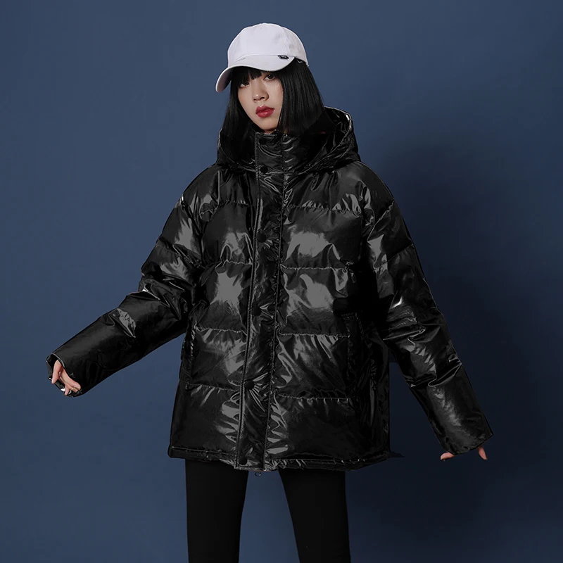 Winter long bright glossy fabric cotton coat female loose oversized thicker warm jacket fluffy bread style cotton jacket F261
Winter long bright glossy fabric cotton coat female loose oversized thicker warm jacket fluffy bread style cotton jacket F261