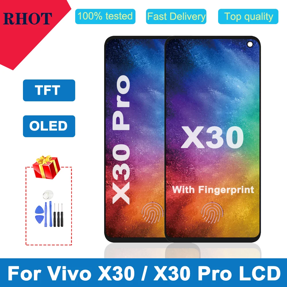 100% тестирование 6,44 "OLED ЖК-дисплей Дисплей для Vivo X30 ЖК-дисплей экран кодирующий преобразователь сенсорного экрана в сборе для Vivo X30 Pro ЖК-дисп...
100% тестирование 6,44 "OLED ЖК-дисплей Дисплей для Vivo X30 ЖК-дисплей экран кодирующий преобразователь сенсорного экрана в сборе для Vivo X30 Pro ЖК-дисп...