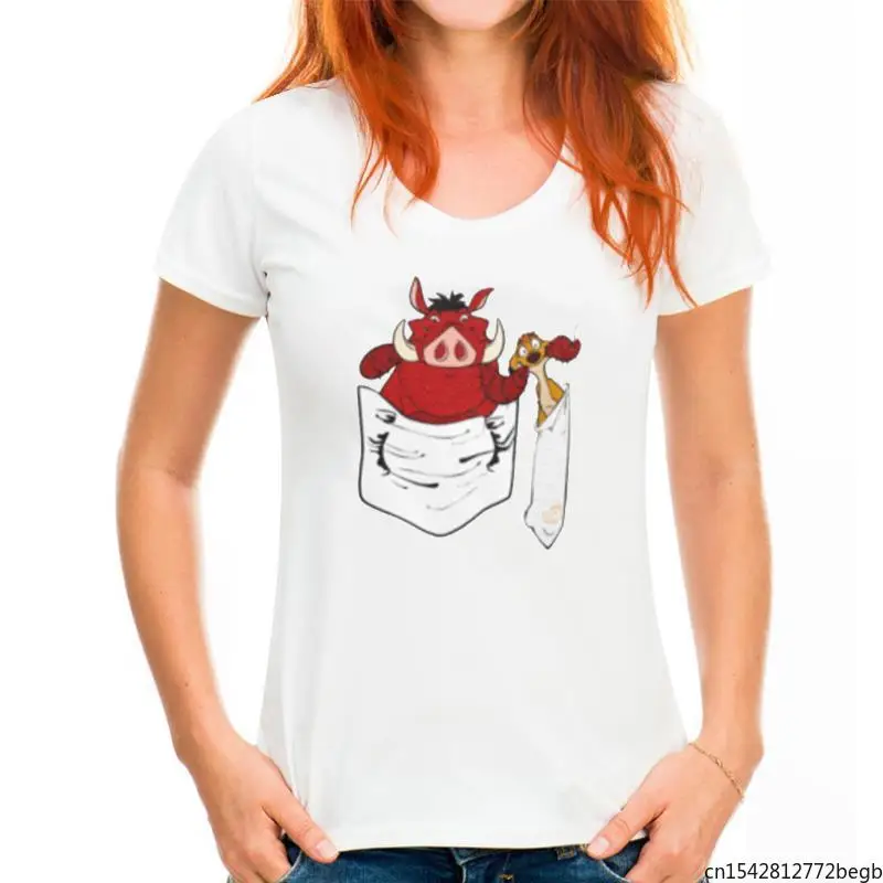 Timon AND Pumba Pocket Cute Women's T Shirt 
Timon AND Pumba Pocket Cute Women's T Shirt