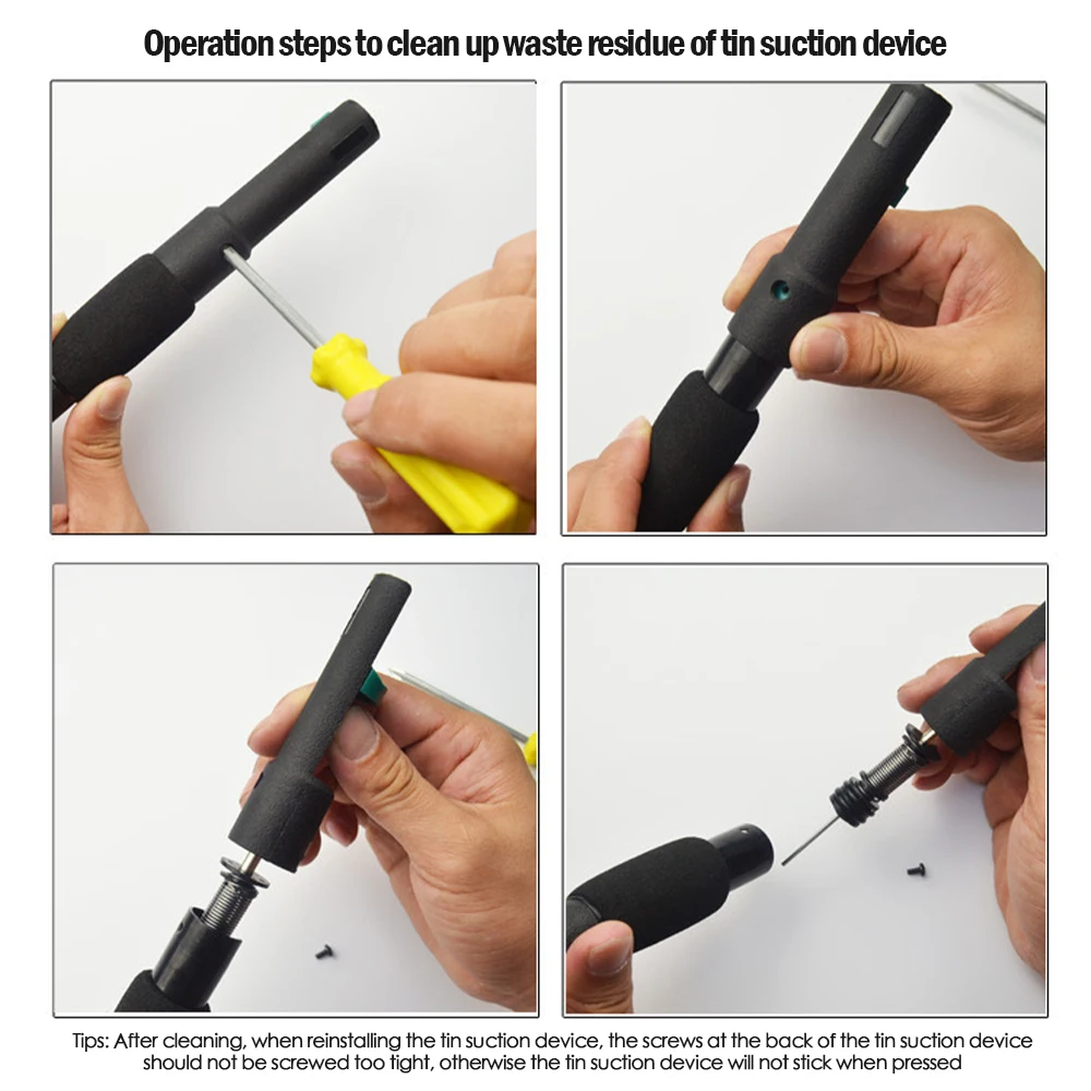 Plastic Powerful Desoldering Pump Suction Tin Vacuum Soldering Iron Desolder Gun Soldering Sucker Pen Removal Hand Welding Tools
Plastic Powerful Desoldering Pump Suction Tin Vacuum Soldering Iron Desolder Gun Soldering Sucker Pen Removal Hand Welding Tools