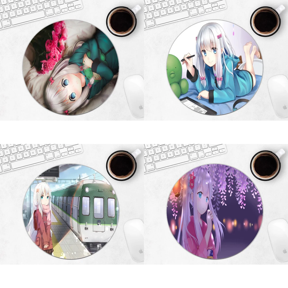 Anime Sagiri Izumi Kawaii 22x22CM Round Mouse Pad Mouse Mats Desk Mat Non-slip Mat Surface for The Mouse for Gamer PC Laptop
Anime Sagiri Izumi Kawaii 22x22CM Round Mouse Pad Mouse Mats Desk Mat Non-slip Mat Surface for The Mouse for Gamer PC Laptop