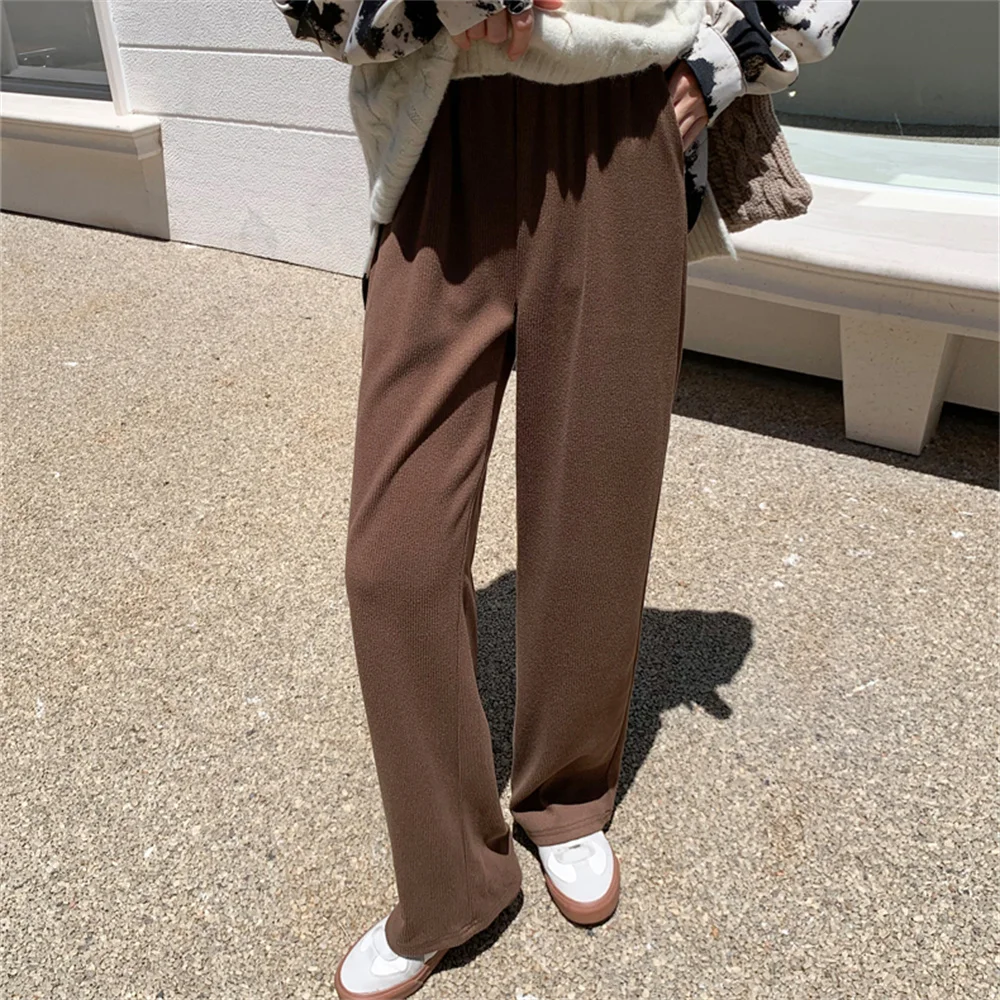 HziriP Elastic Waist New Full Length Pants Straight Plus Size S-XL All Match Fashion 2021 Loose Casual High Waist Hot Streetwear
HziriP Elastic Waist New Full Length Pants Straight Plus Size S-XL All Match Fashion 2021 Loose Casual High Waist Hot Streetwear
