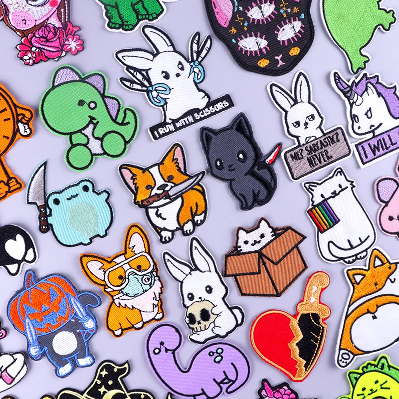 Funny Cartoon/Animals Patch Embroidered Patches For Clothing thermoadhesive patches On Clothes Iron On Patches For Clothes Patch
Funny Cartoon/Animals Patch Embroidered Patches For Clothing thermoadhesive patches On Clothes Iron On Patches For Clothes Patch