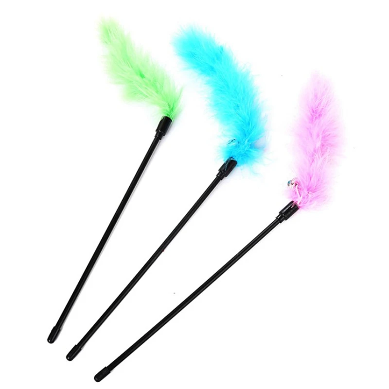 Legendog 3pcs Cat Toy Cat Feather Wand Bell Interactive Funny Pet Kitten Wand Toy Cat Teaser Wand For Cats Pet Supplies
Legendog 3pcs Cat Toy Cat Feather Wand Bell Interactive Funny Pet Kitten Wand Toy Cat Teaser Wand For Cats Pet Supplies