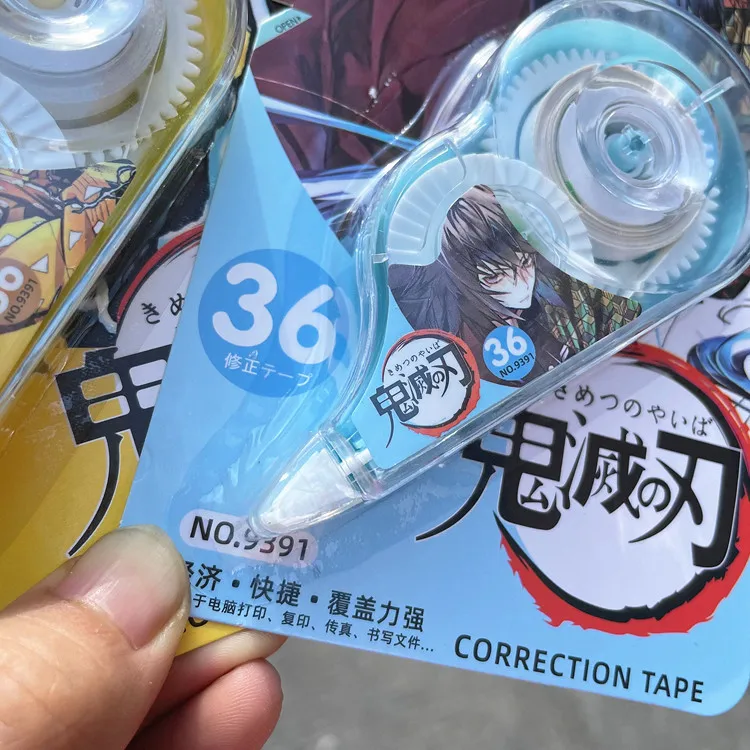 Cute Anime Demon Slayer Kimetsu No Yaiba White Out Corrector Correction Tape Stationery Office Supply For Student Writing Gift 
Cute Anime Demon Slayer Kimetsu No Yaiba White Out Corrector Correction Tape Stationery Office Supply For Student Writing Gift