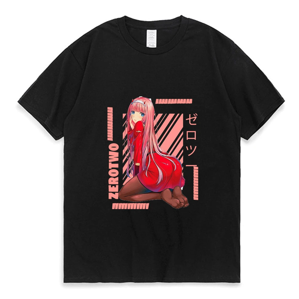 Darling In The Franxx Anime Harajuku T Shirt Men Zero TWO Aesthetic Funny Manga T-shirt Cool Black Printed Tshirt Top Tees Male
Darling In The Franxx Anime Harajuku T Shirt Men Zero TWO Aesthetic Funny Manga T-shirt Cool Black Printed Tshirt Top Tees Male