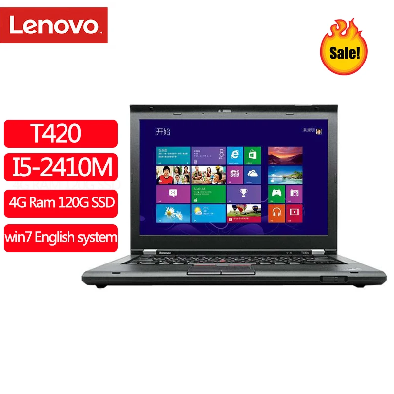 

Used Laptop Lenovo ThinkPad T420 Notebook Computers 8GB Ram Laptop 1280x800 14 Inches Win10 English System Diagnosis Pc Tablet