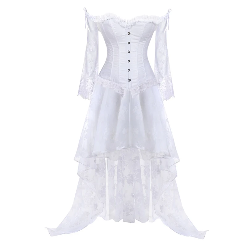 Sexy Lingerie Women Corset Bustier Top Overbust Sexy Nightclub Clothing Steampunk Gothic Lace Long Sleeves Corsets CostumeS-6XL
Sexy Lingerie Women Corset Bustier Top Overbust Sexy Nightclub Clothing Steampunk Gothic Lace Long Sleeves Corsets CostumeS-6XL