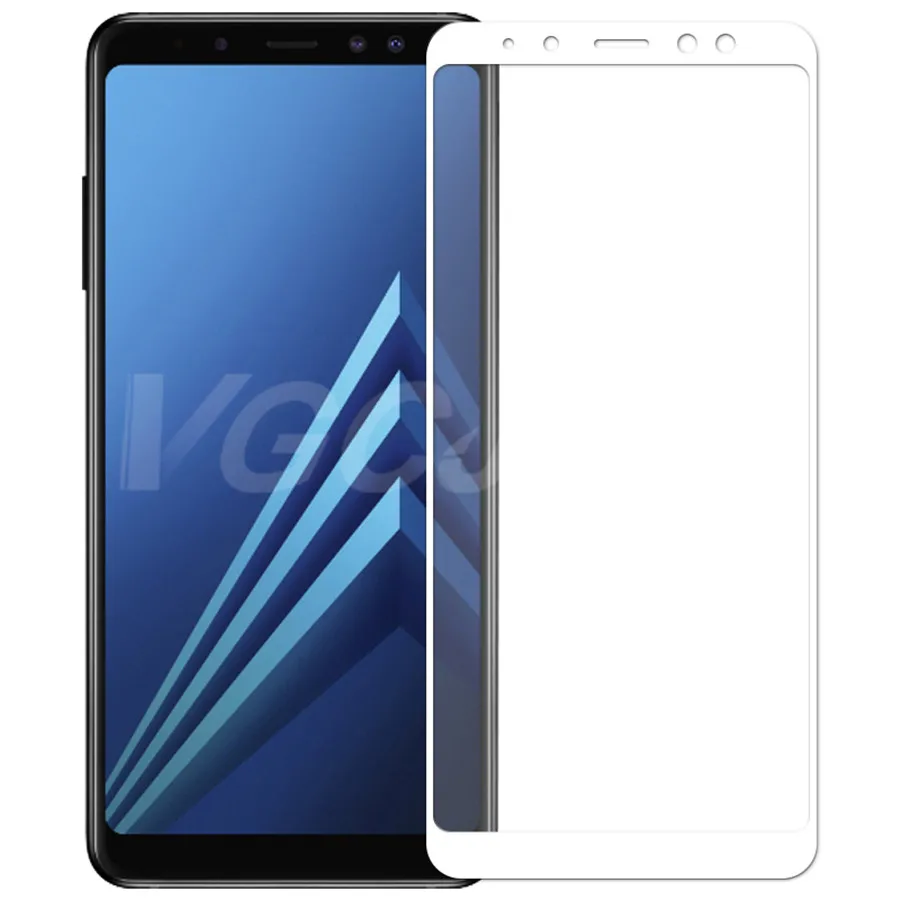 Защитное стекло 9D для Samsung Galaxy A6 A8 J4 J6 Plus 2018 J2 J8 A7 A9 закаленное защитная пленка