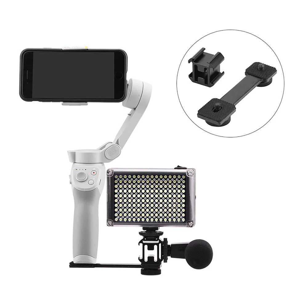 For DJI OM 4 Handheld Gimbal Camera Stabilizer LED Video Fill Light Mount Cold Shoe Mic Bracket for Zhiyun Smooth 4 Accessories
For DJI OM 4 Handheld Gimbal Camera Stabilizer LED Video Fill Light Mount Cold Shoe Mic Bracket for Zhiyun Smooth 4 Accessories