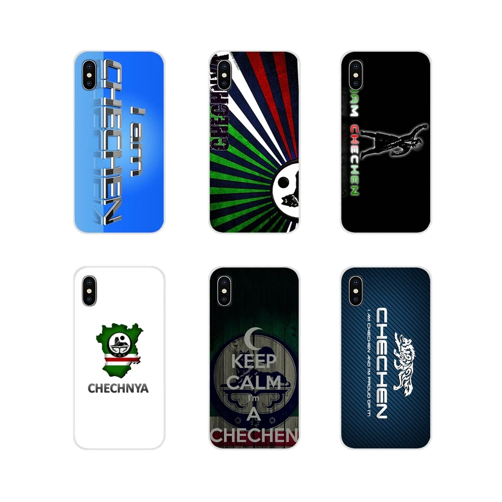 Силиконовый чехол I Am From Chechen Wolf с национальным флагом для Samsung Galaxy S3 S4 S5 Mini S6 S7 Edge S8