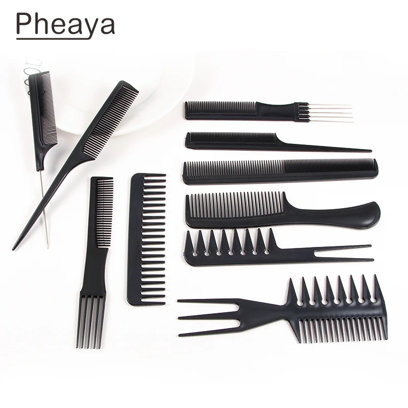 Pheaya Black Barber Comb Hair Styling Comb Anti-static Styling Tool Reduce Hairloss Soft Comb Teeth Hairbrush Barber Accessories
Pheaya Black Barber Comb Hair Styling Comb Anti-static Styling Tool Reduce Hairloss Soft Comb Teeth Hairbrush Barber Accessories