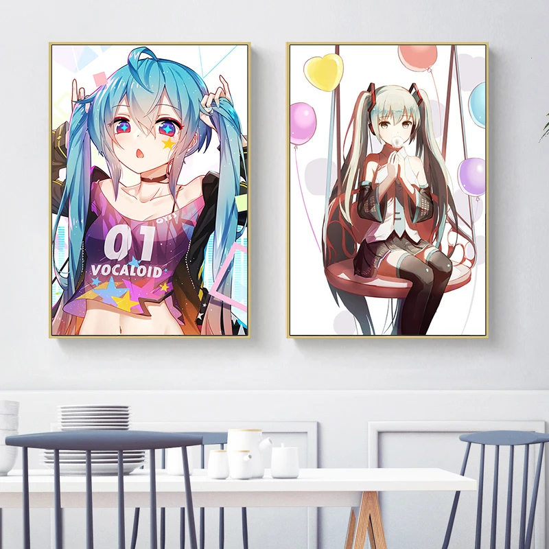 Anime Poster Miku Comics Wall Art Canvas Painting Japan Cartoon Lovely Girl Pictures For Bedroom Living Room Home Decor Cuadros
Anime Poster Miku Comics Wall Art Canvas Painting Japan Cartoon Lovely Girl Pictures For Bedroom Living Room Home Decor Cuadros