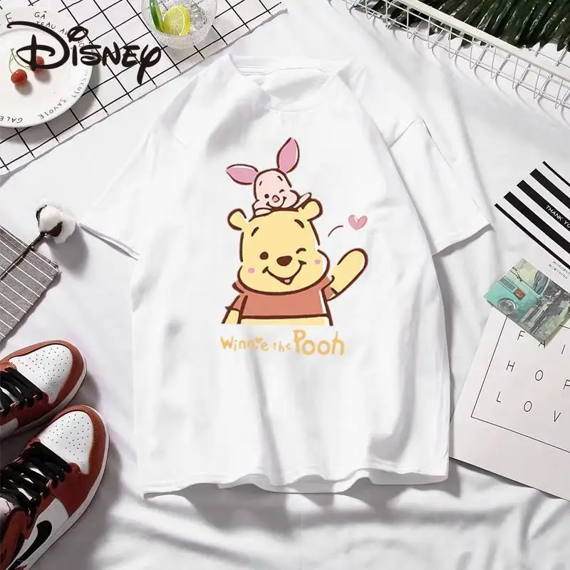 Disney Summer Fashion Simple Men's and Women's Student Loose Top Cartoon Winnie the Pooh Series Cotton Short-Sleeved T-shirt
Disney Summer Fashion Simple Men's and Women's Student Loose Top Cartoon Winnie the Pooh Series Cotton Short-Sleeved T-shirt