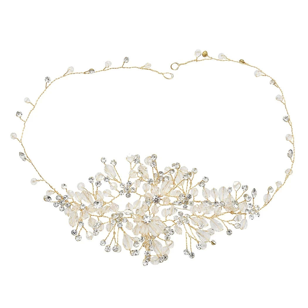 European American Fashion Rhinestone Crystal Headband Bridal Hair Accessories Crystal Flower Bridal Wedding Accessories Jewelry
European American Fashion Rhinestone Crystal Headband Bridal Hair Accessories Crystal Flower Bridal Wedding Accessories Jewelry