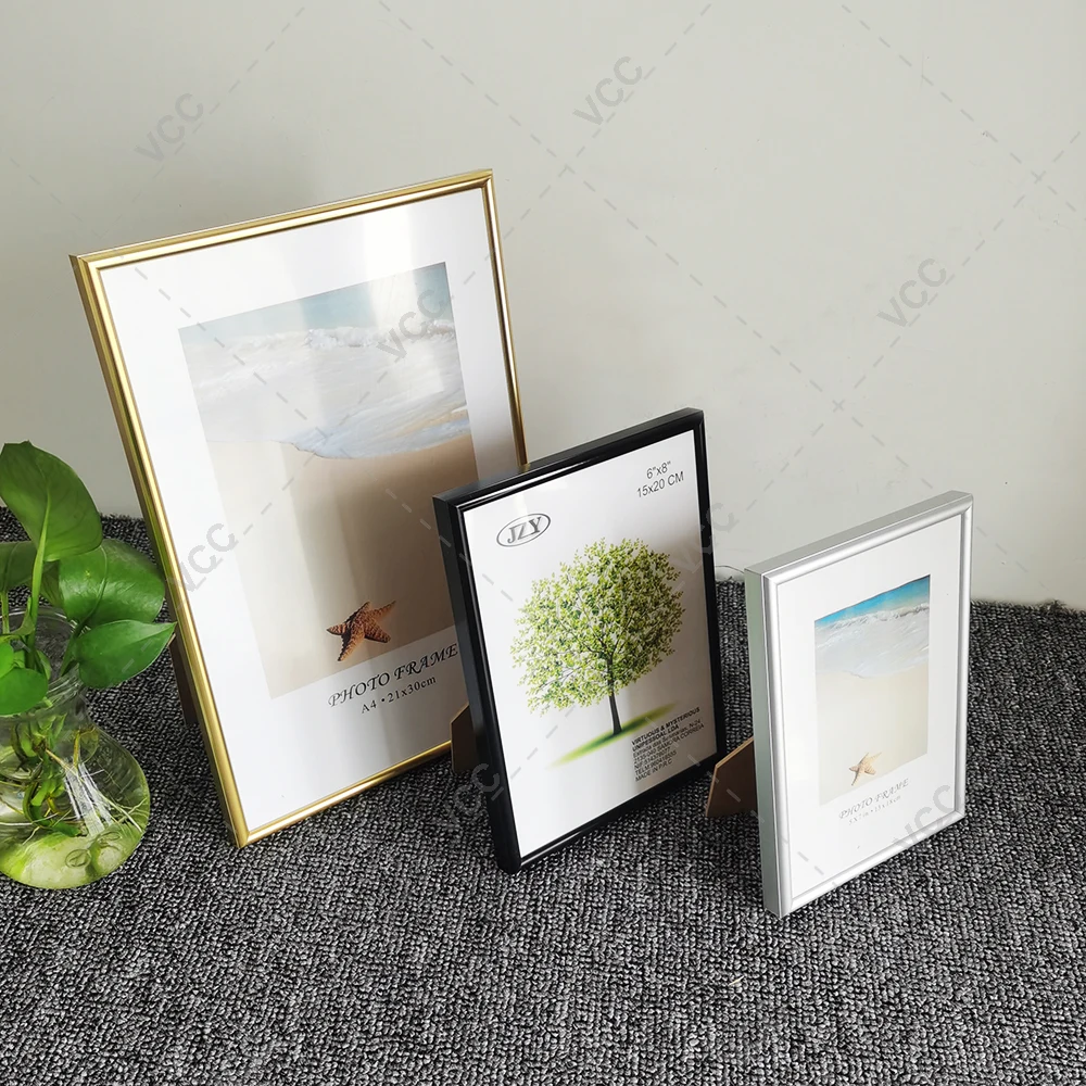 Aluminum Picture Frame Classic Certificate Frame For Wall Hanging With Plastic Glass Metal Photo Frame For Pictures Poster Frame
Aluminum Picture Frame Classic Certificate Frame For Wall Hanging With Plastic Glass Metal Photo Frame For Pictures Poster Frame
