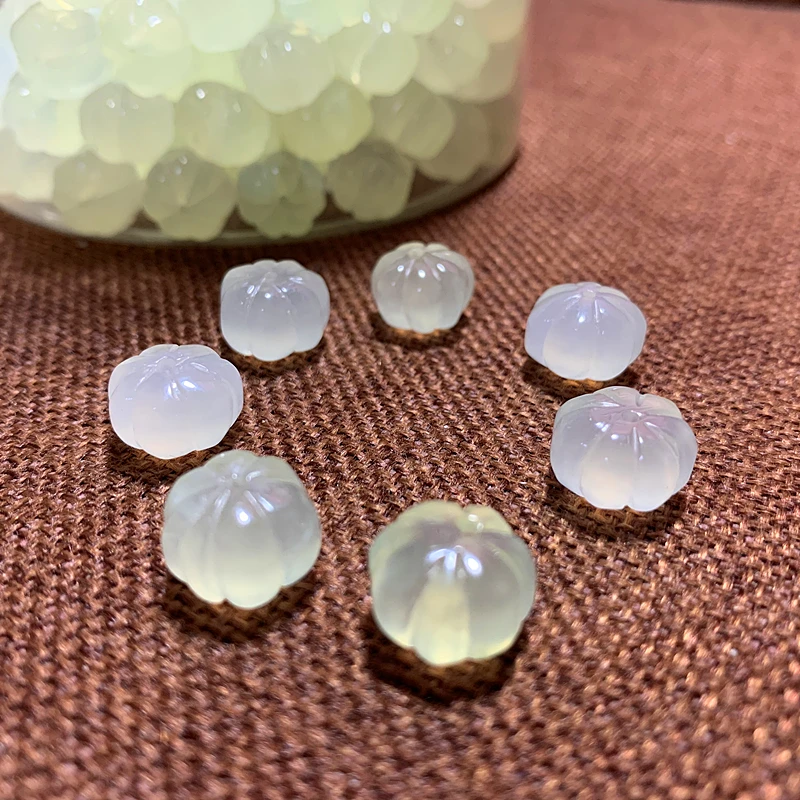 New Xiuyu ice through pumpkin accessories DIY bracelet pendant loose beads, many sons and more blessings melon to wealth Buddha
New Xiuyu ice through pumpkin accessories DIY bracelet pendant loose beads, many sons and more blessings melon to wealth Buddha