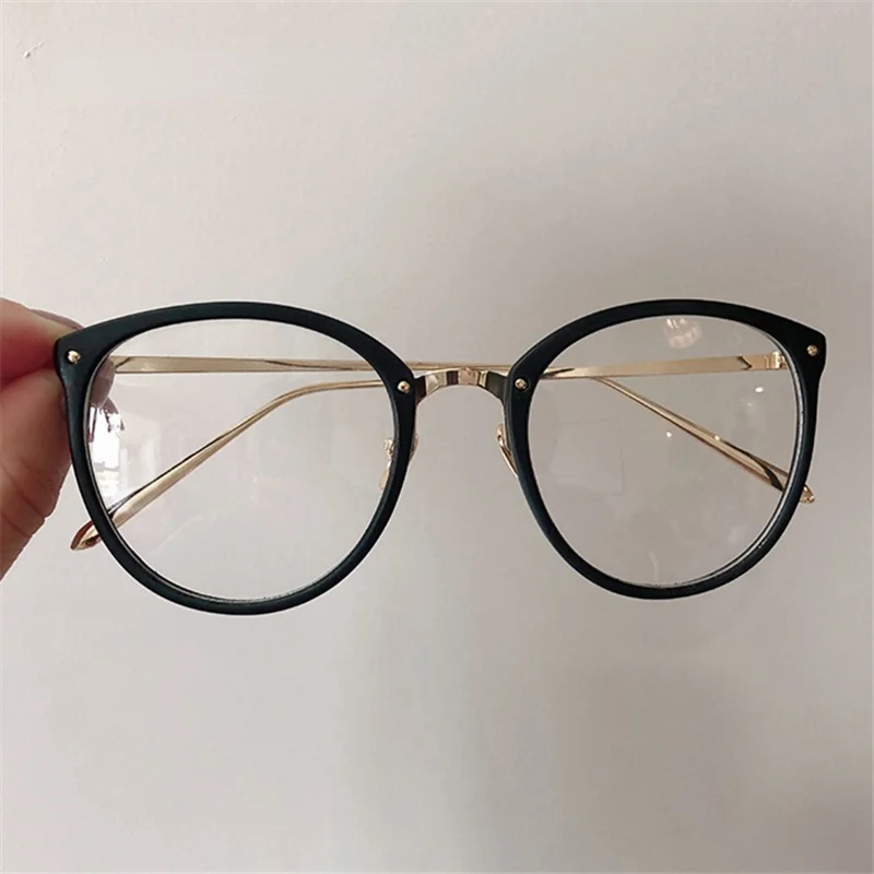 New Style Transparent Eyeglasses Frames Women Retro Cat Eye Glasses Myopia Frame Vintage Fake Eyeglass Metal Optical Spectacles
New Style Transparent Eyeglasses Frames Women Retro Cat Eye Glasses Myopia Frame Vintage Fake Eyeglass Metal Optical Spectacles