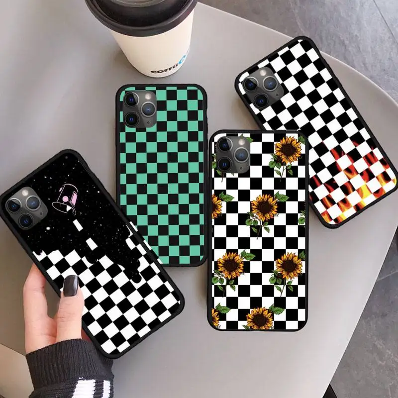 Black and white checkerboard Phone Case for iPhone 11 12 pro XS MAX 8 7 6 6S Plus X 5S SE 2020 XR mini
Black and white checkerboard Phone Case for iPhone 11 12 pro XS MAX 8 7 6 6S Plus X 5S SE 2020 XR mini