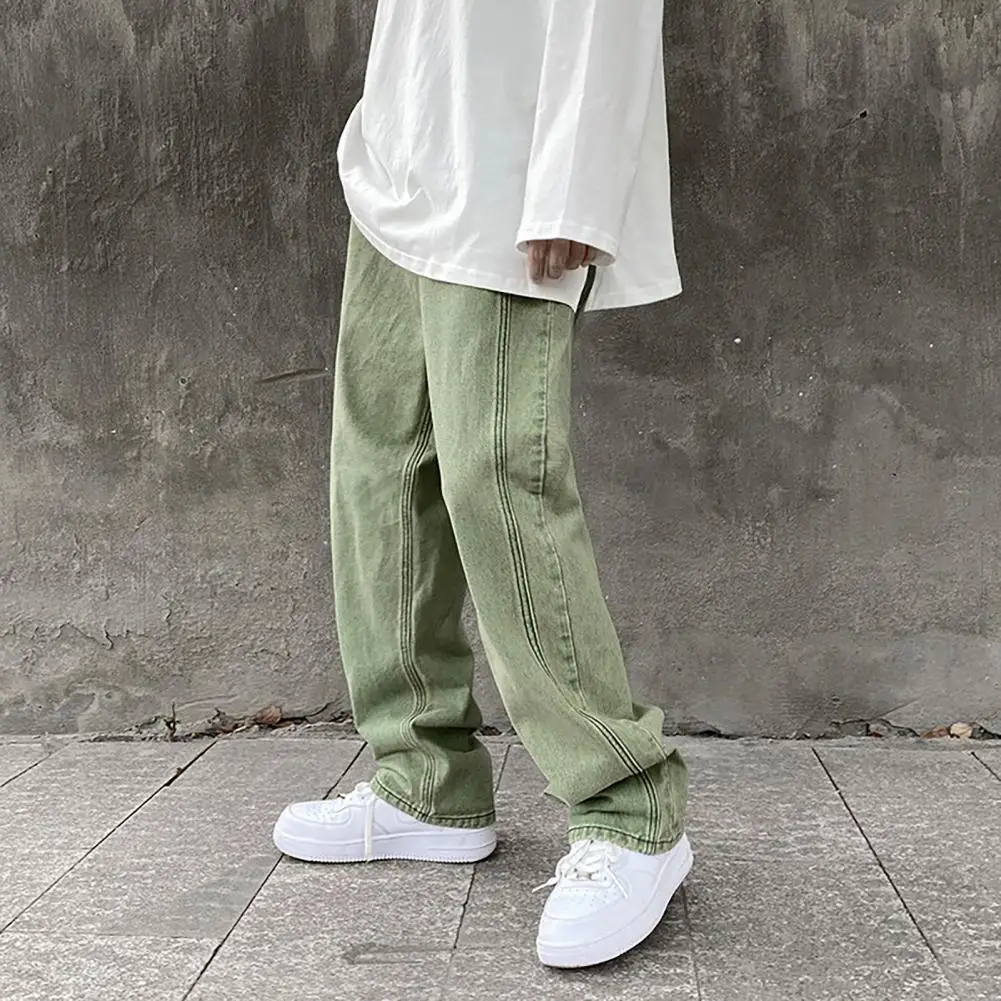 Korean Style Men Pants Denim Jeans Relaxed Fit Simple Polyester Men Fashion Jeans for Streetwear 2021 New Fashion Men Clothing 
Korean Style Men Pants Denim Jeans Relaxed Fit Simple Polyester Men Fashion Jeans for Streetwear 2021 New Fashion Men Clothing