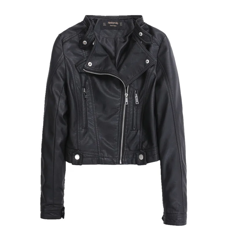 2021 New Spring and Autumn Leather Jacket Women's Short Slim Pu Motorcycle Leather Jacket
2021 New Spring and Autumn Leather Jacket Women's Short Slim Pu Motorcycle Leather Jacket