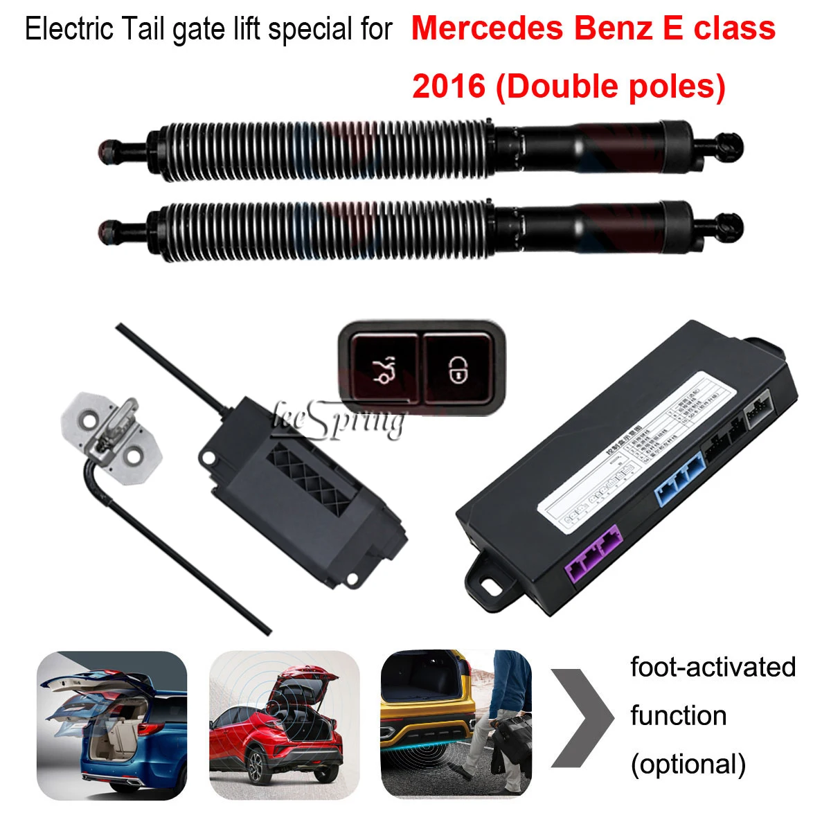 Car Electric Tail gate lift special for Mercedes benz E class 2016 (Double poles) Easily for You to Control Trunk
Car Electric Tail gate lift special for Mercedes benz E class 2016 (Double poles) Easily for You to Control Trunk