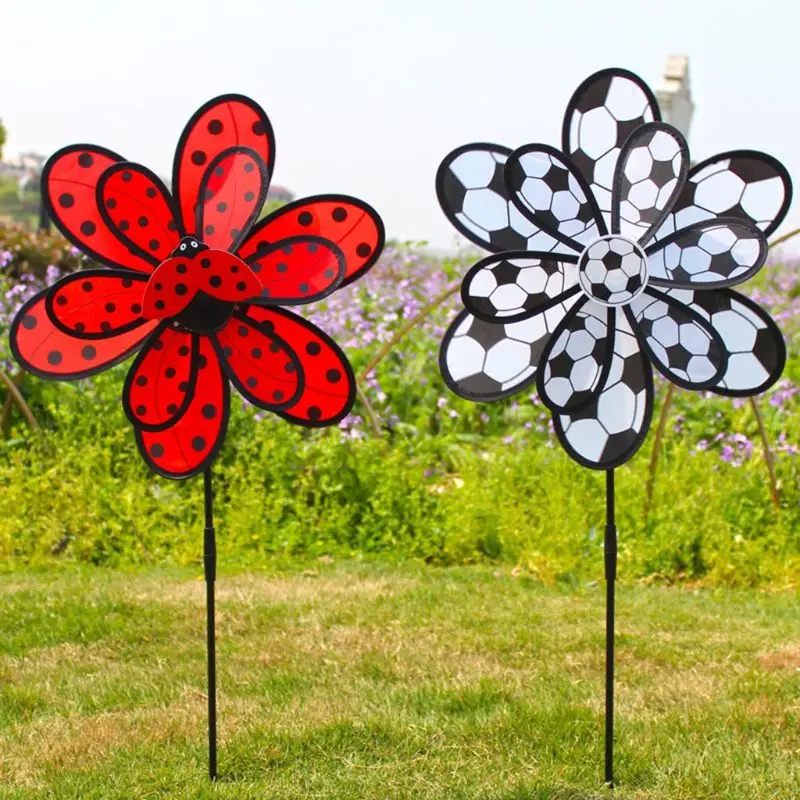 Kids Double Layer Football Windmill Wind Spinners Garden Decorations Pinwheel Home Yard Decor Kids Toys
Kids Double Layer Football Windmill Wind Spinners Garden Decorations Pinwheel Home Yard Decor Kids Toys