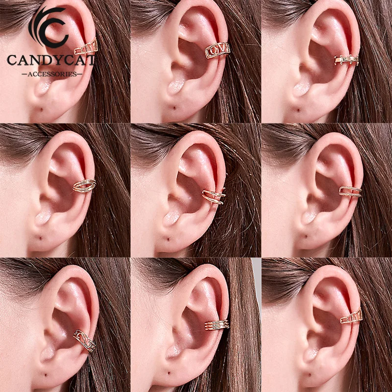 Simple Geometric Ear Bone Clip Hollow U-Shaped Clip Earrings Without Piercing Ear Bone Cuff Invisible Women Jewelry Girl Gift
Simple Geometric Ear Bone Clip Hollow U-Shaped Clip Earrings Without Piercing Ear Bone Cuff Invisible Women Jewelry Girl Gift