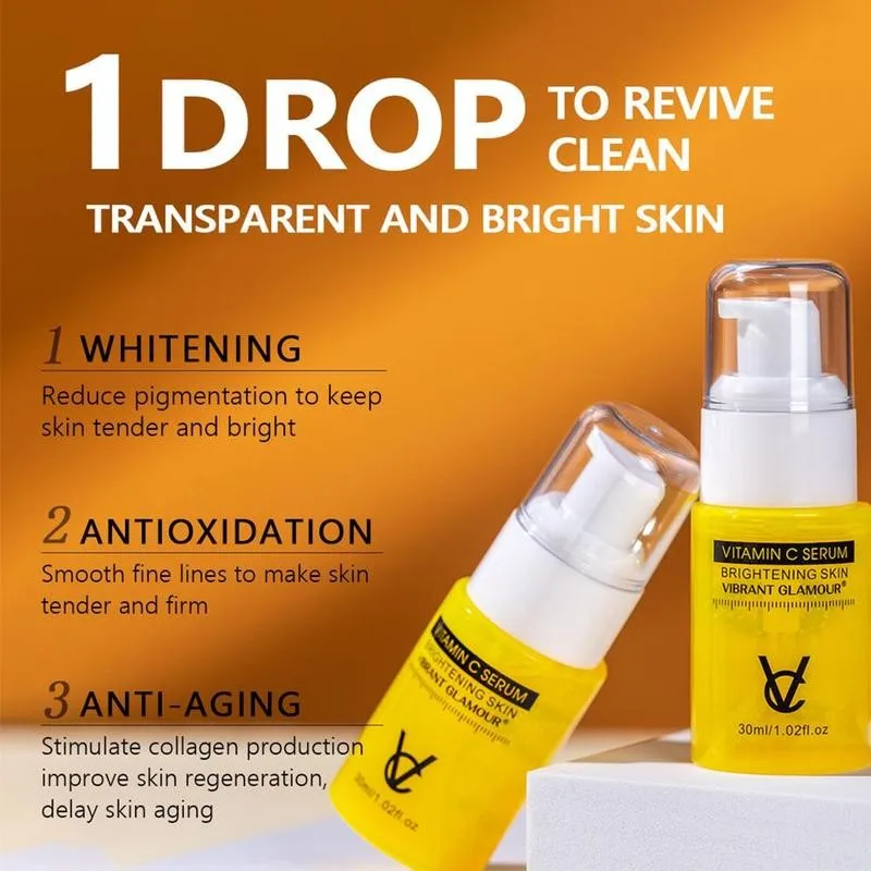 30ml Liquid Vitamin C Face Serum Anti-Aging Anti Fine Care Lines Brighten Whitening Moisturizing Fades Skin D3G7
30ml Liquid Vitamin C Face Serum Anti-Aging Anti Fine Care Lines Brighten Whitening Moisturizing Fades Skin D3G7
