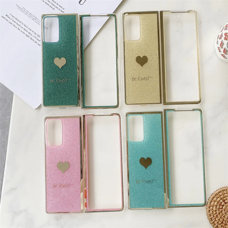 Glossy Love Heart Couple Phone Case for Samsung Galaxy Z-Flip 3 5G Z Fold 2 Z Flip Glitter Phone Cases Soft Silicone Back Cover
Glossy Love Heart Couple Phone Case for Samsung Galaxy Z-Flip 3 5G Z Fold 2 Z Flip Glitter Phone Cases Soft Silicone Back Cover