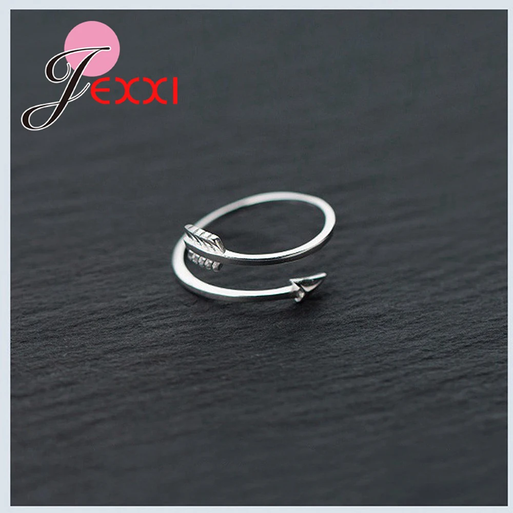 New Arrivals 925 Sterling Silver Rings For Women Girl Romantic Cupid Arrow Adjustable Bague Valentine Engagement Brief Jewelry
New Arrivals 925 Sterling Silver Rings For Women Girl Romantic Cupid Arrow Adjustable Bague Valentine Engagement Brief Jewelry