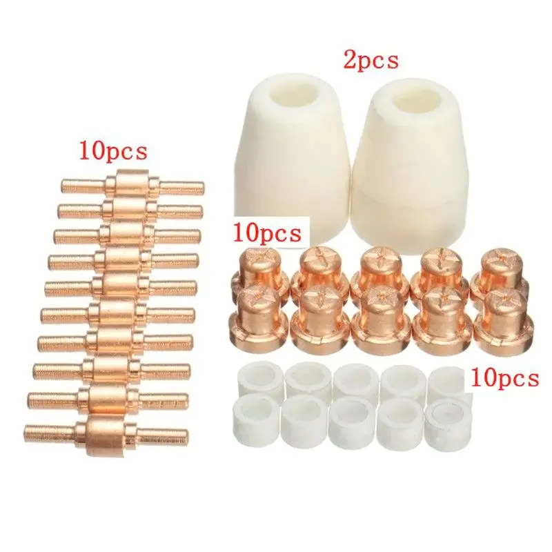 32pcs TIG For PT 31 LG-40 40a Standard Size Plasma Cutting Welding Torch Cutter C6UE
32pcs TIG For PT 31 LG-40 40a Standard Size Plasma Cutting Welding Torch Cutter C6UE