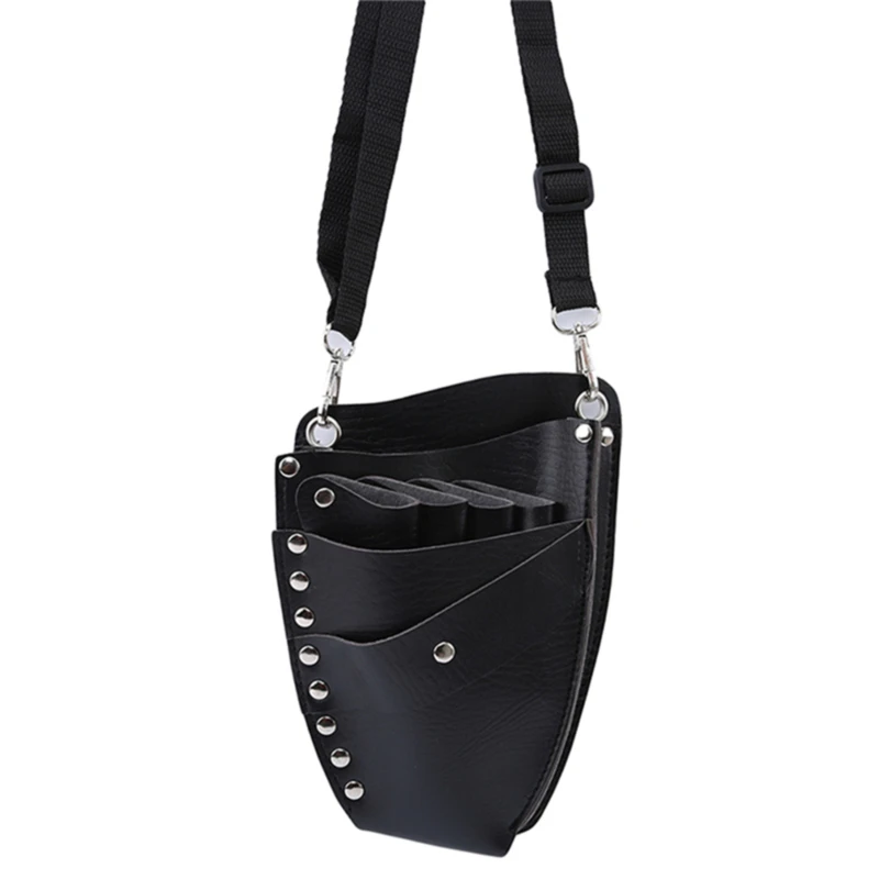 PU Hair Scissor Bag Black Leather Barber Hairdressing Holster Pouch Holder Case Rivet Clips Bag with Waist Shoulder Belt 23*15cm
PU Hair Scissor Bag Black Leather Barber Hairdressing Holster Pouch Holder Case Rivet Clips Bag with Waist Shoulder Belt 23*15cm