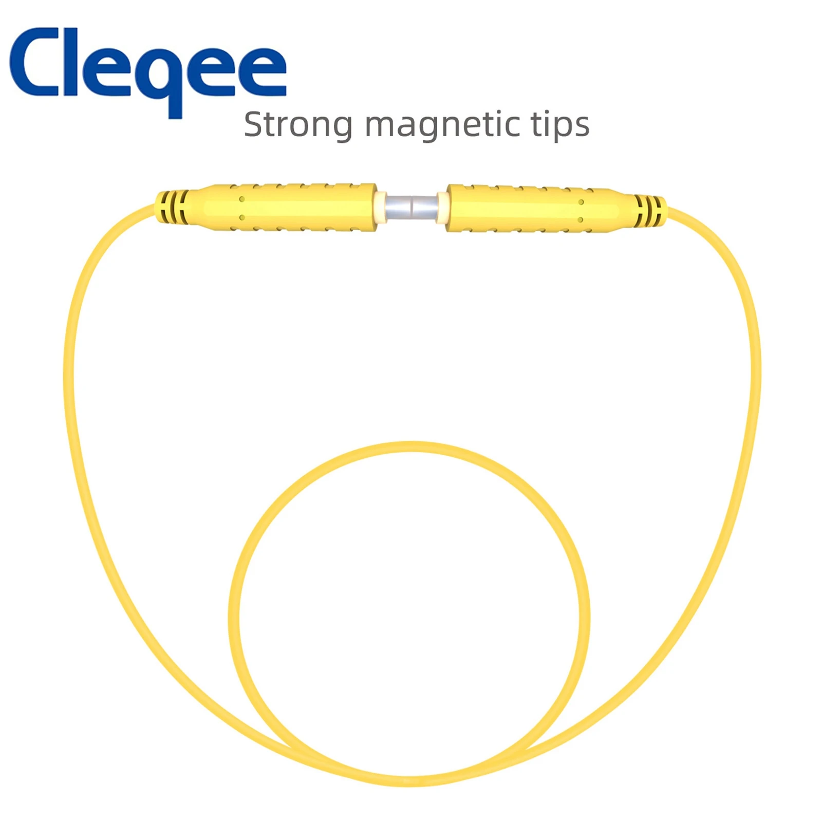 Cleqee 1PC Magnetic Test Leads 30VAC 5A | Low Voltage Magnetic Jumper Silicone Cable 1M - Yellow T10005.3
Cleqee 1PC Magnetic Test Leads 30VAC 5A | Low Voltage Magnetic Jumper Silicone Cable 1M - Yellow T10005.3