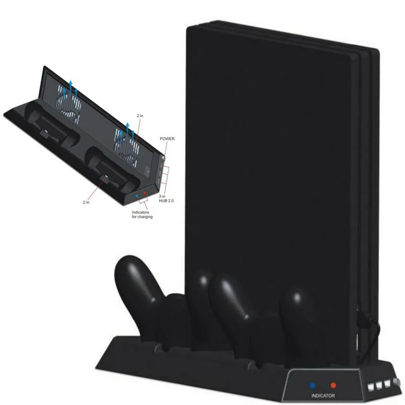Вертикальная подставка для PS4 Pro, охлаждающий вентилятор, теплоотвод, зарядная станция для контроллера Playstation 4 Pro 4,0, блок питания консоли
Вертикальная подставка для PS4 Pro, охлаждающий вентилятор, теплоотвод, зарядная станция для контроллера Playstation 4 Pro 4,0, блок питания консоли