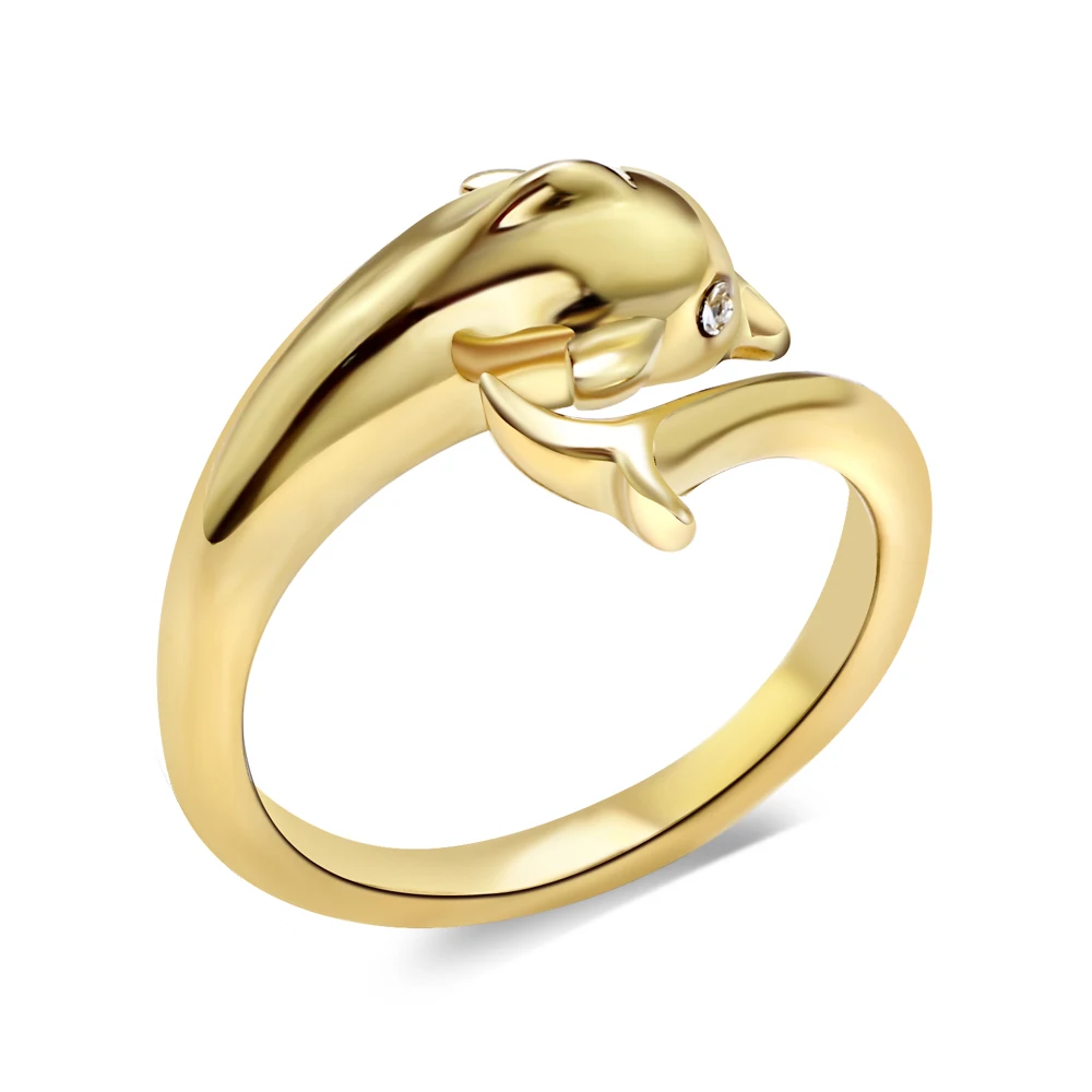 Cute dolphin ring 316L Stainless steel Jewelry Birthday Gift for Girl Gold color Lovely Rings Female OL Jewellery
Cute dolphin ring 316L Stainless steel Jewelry Birthday Gift for Girl Gold color Lovely Rings Female OL Jewellery