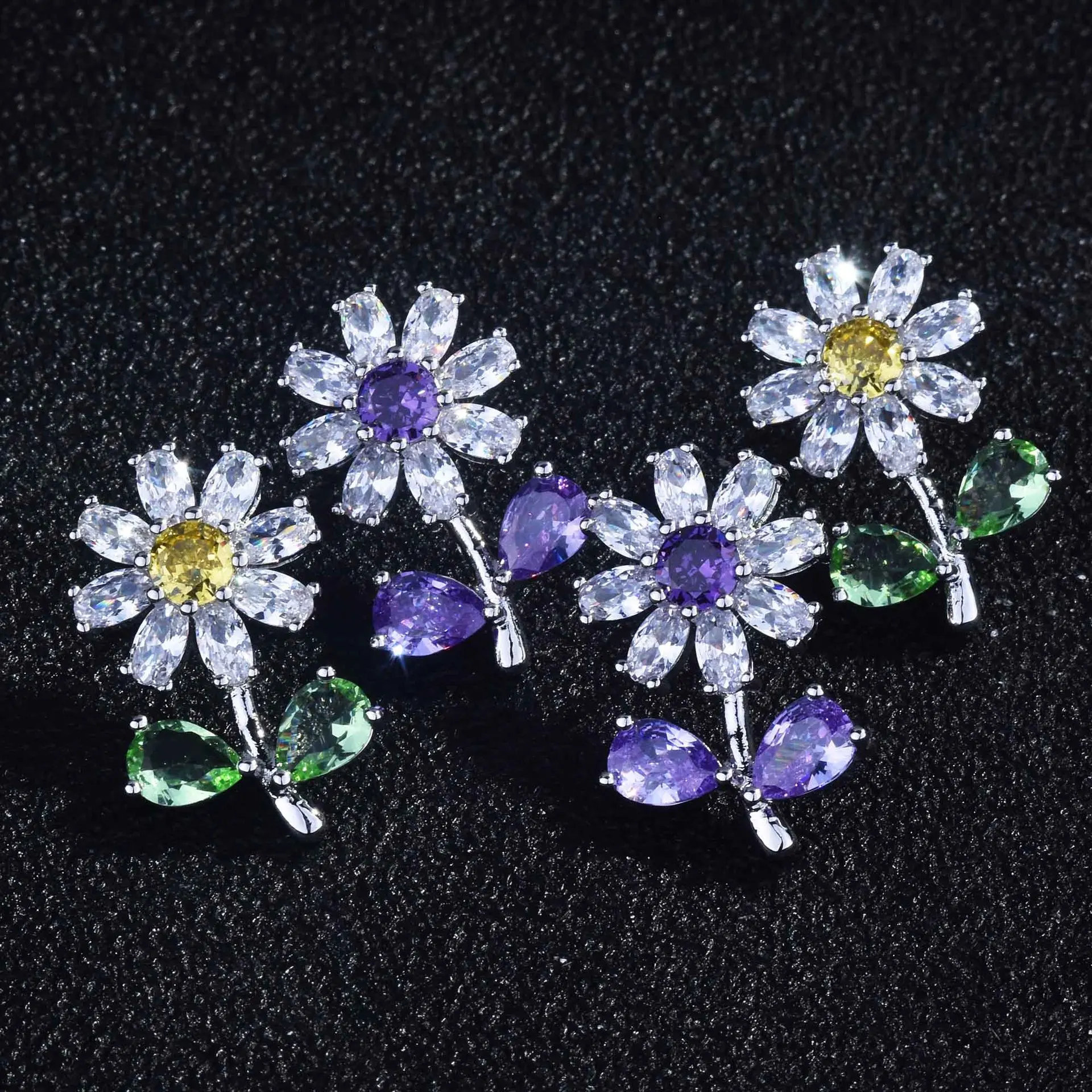Foydjew Super Flash High Carbon Diamond Daisy Design Earrings Small Flower Stud Earring Chrysanthemum Earrings Ear Jewelry
Foydjew Super Flash High Carbon Diamond Daisy Design Earrings Small Flower Stud Earring Chrysanthemum Earrings Ear Jewelry