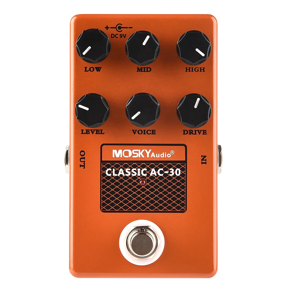 MOSKYaudio Classic Ac-30 Multi Guitar Effect Pedal Speaker Simulation Level Drive Voice For Electric Guitar Accessories Effector
MOSKYaudio Classic Ac-30 Multi Guitar Effect Pedal Speaker Simulation Level Drive Voice For Electric Guitar Accessories Effector