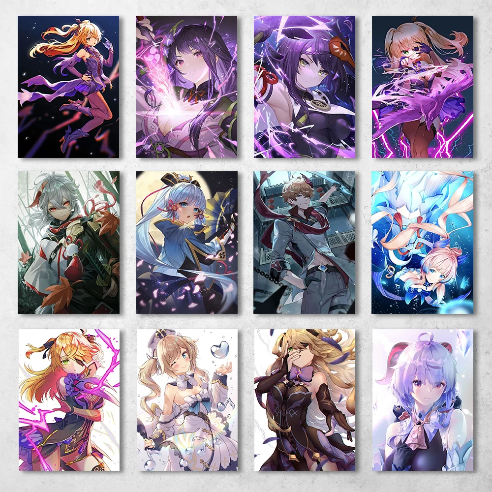 Genshin Impact Poster Classic Game Canvas Painting Anime Ganyu Mona Print Cartoon Picture Art Decoration Home Room Wall Decor
Genshin Impact Poster Classic Game Canvas Painting Anime Ganyu Mona Print Cartoon Picture Art Decoration Home Room Wall Decor