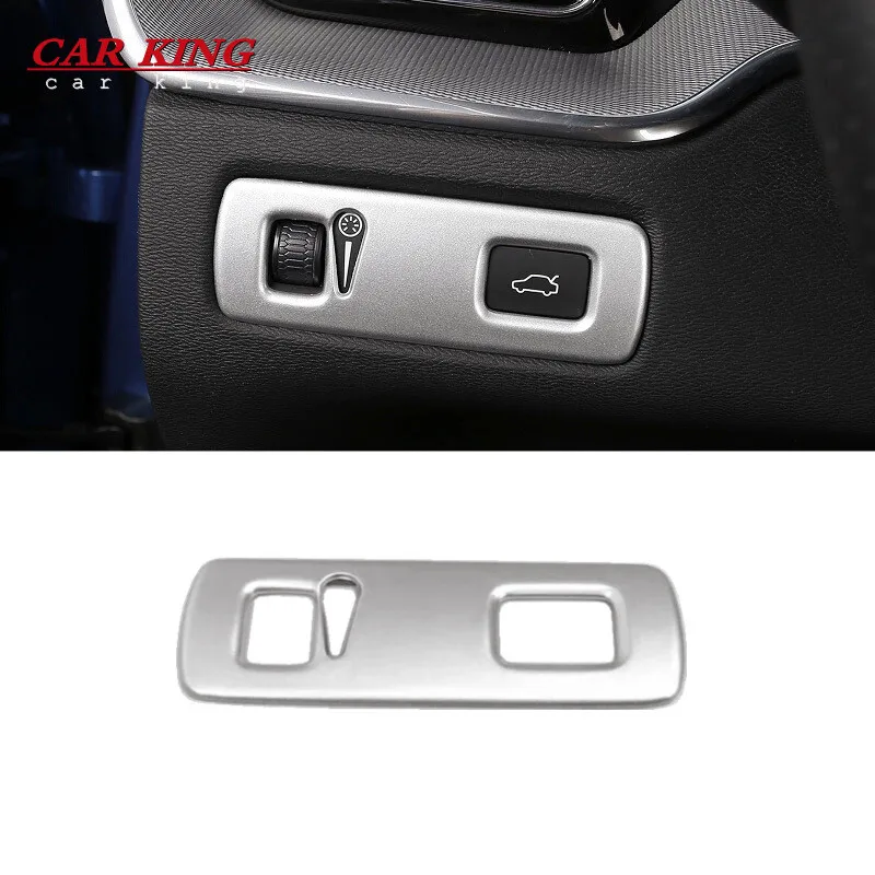 For Volvo XC60 2018 2019 2020 ABS Chrome Accessories Car Headlight Switch Control Adjust Cover Panel Trim Auto Styling 1pcs
For Volvo XC60 2018 2019 2020 ABS Chrome Accessories Car Headlight Switch Control Adjust Cover Panel Trim Auto Styling 1pcs