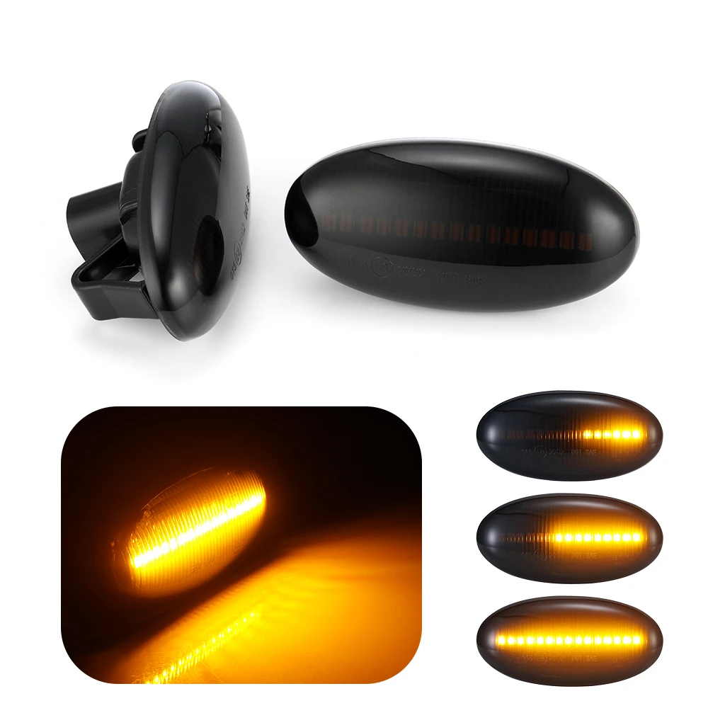 2 шт. Дым Led динамический Боковой габаритный фонарь поворота светильник последовательного мигалка Индикатор светильник лампа для MAZDA для де...
2 шт. Дым Led динамический Боковой габаритный фонарь поворота светильник последовательного мигалка Индикатор светильник лампа для MAZDA для де...