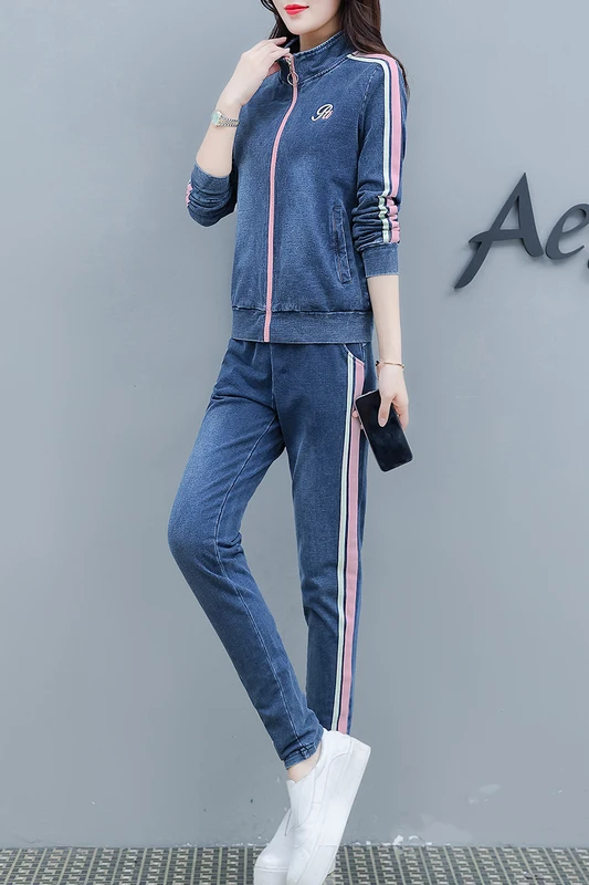 YICIYA Denim Suit Winter Casual Sports Suit Women's Autumn New Fashion Loose Denim Long Sleeve Top And Long Pant Two-piece Set
YICIYA Denim Suit Winter Casual Sports Suit Women's Autumn New Fashion Loose Denim Long Sleeve Top And Long Pant Two-piece Set