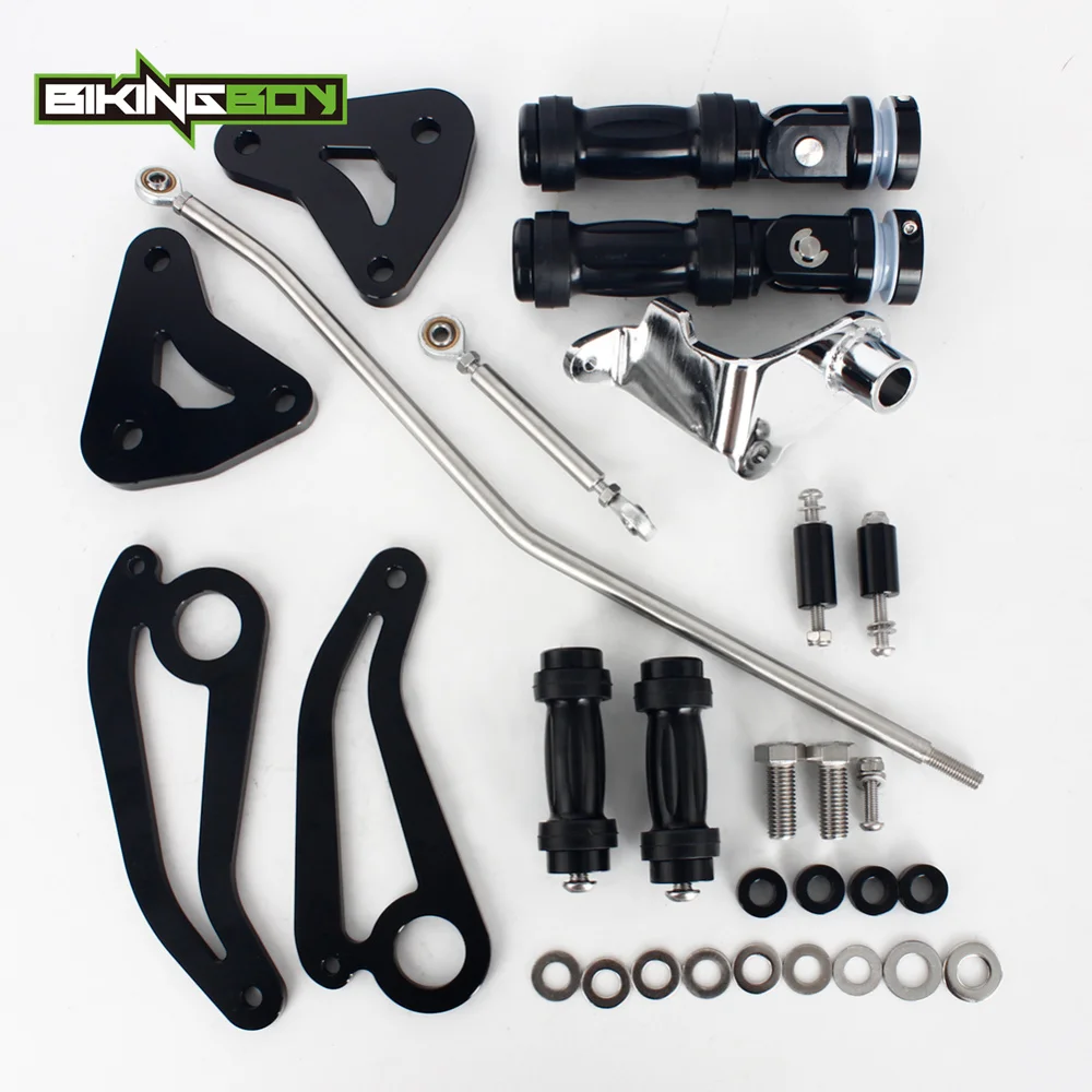 BIKINGBOY Polished Billet Forward Controls Footpegs For Honda VT 750 CD VT750CD Shadow Spirit 2000-2006 00 01 02 03 04 05 06
BIKINGBOY Polished Billet Forward Controls Footpegs For Honda VT 750 CD VT750CD Shadow Spirit 2000-2006 00 01 02 03 04 05 06